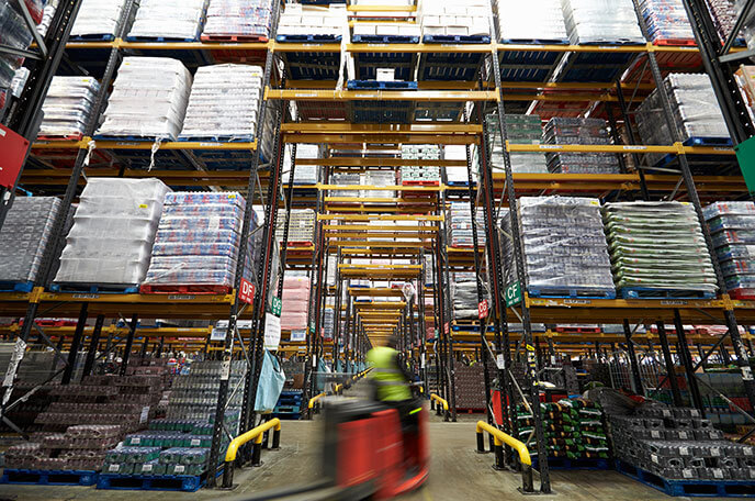 Wide Aisle Pallet Racking